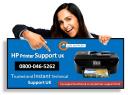 HP Customer Support Number UK 0800-046-5262 logo
